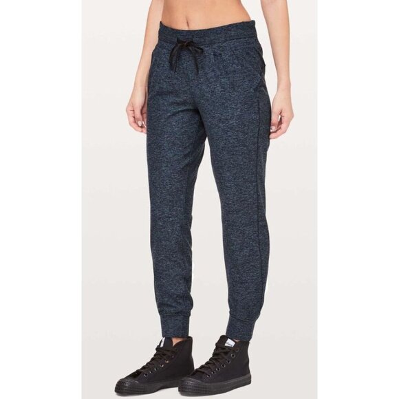 Lululemon Ready To Rulu Pant 29" Heathered Navy / Black-sz 2 - Picture 3 of 12